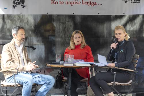 Pogovor Konec in pika: Franjo Naji, Tanja Petrič in Petra Bauman 